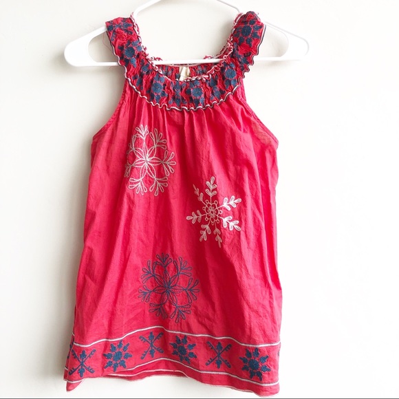 Ya Los Angeles Tops - Ya Embroidered Detail Halter Tank Top